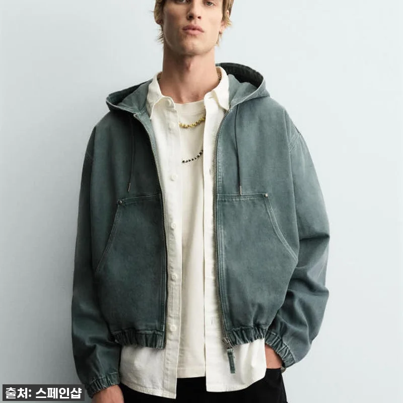 이슈템 등극! 자라 워시드 코튼 후드 관련 이미지 2