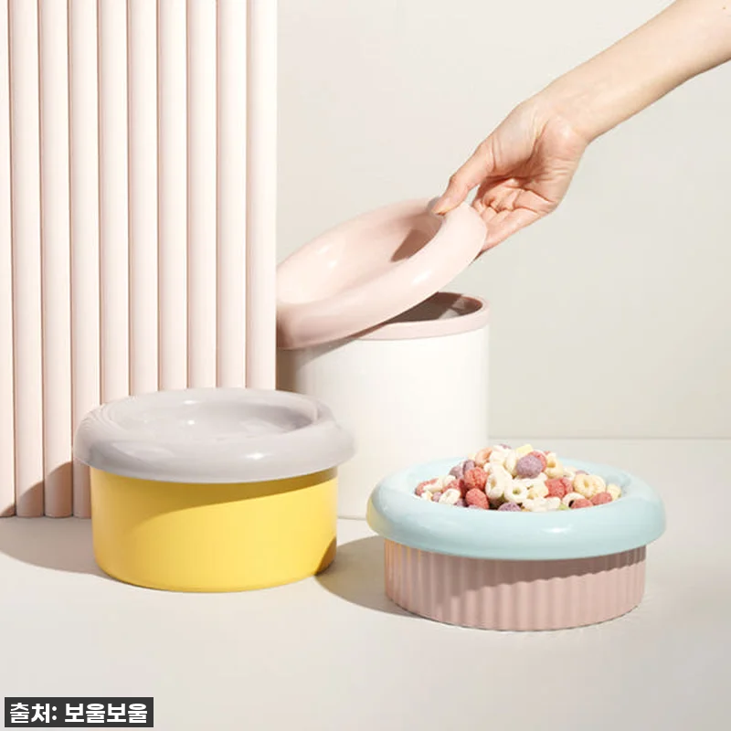 우리 냥님 인생 밥그릇 찾았다! 보울보울 헬로 도넛볼 세트, 이건 진짜 품절각 필수템!