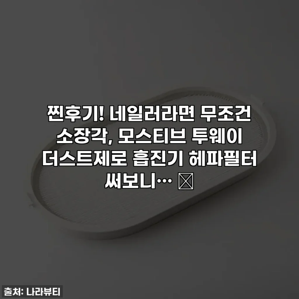 찐후기! 네일러라면 무조건 소장각, 모스티브 투웨이 더스트제로 흡진기 헤파필터 써보니… ✨