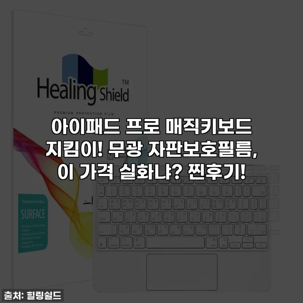 아이패드 프로 매직키보드 지킴이! 무광 자판보호필름, 이 가격 실화냐? 찐후기!