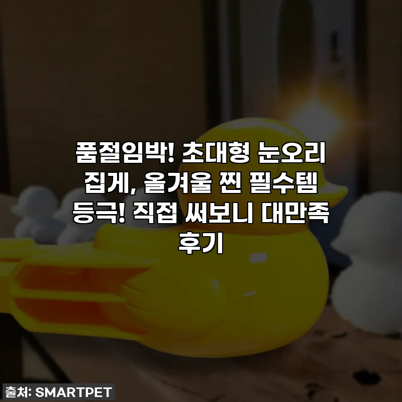 품절임박! 초대형 눈오리 집게, 올겨울 찐 필수템 등극! 직접 써보니 대만족 후기