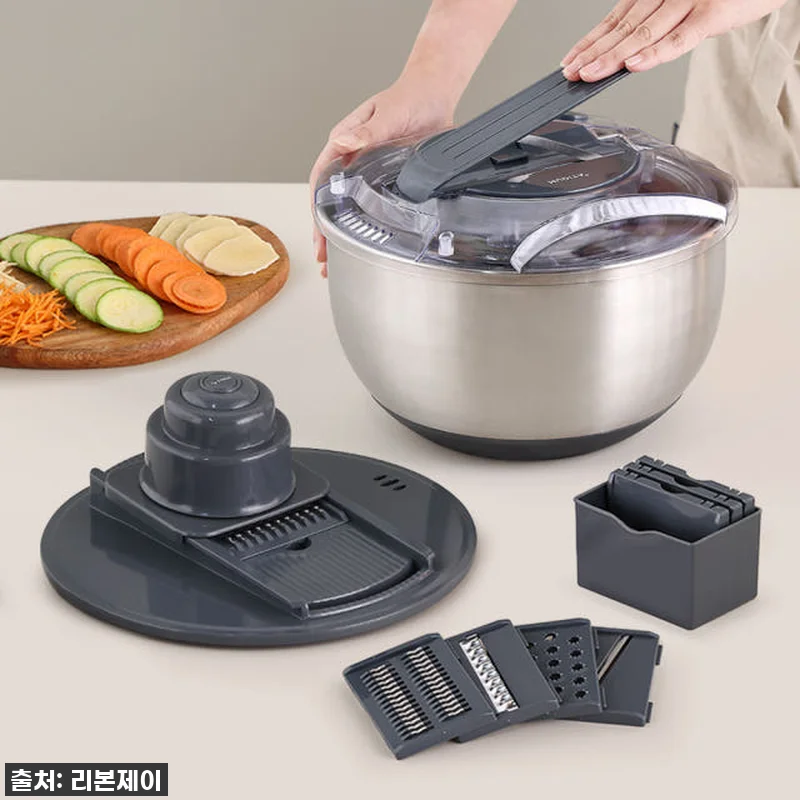 찐후기! 주방 품격 높이는 무디타 스텐 믹싱볼 야채 탈수기 5L, 이건 무조건 사야 해!