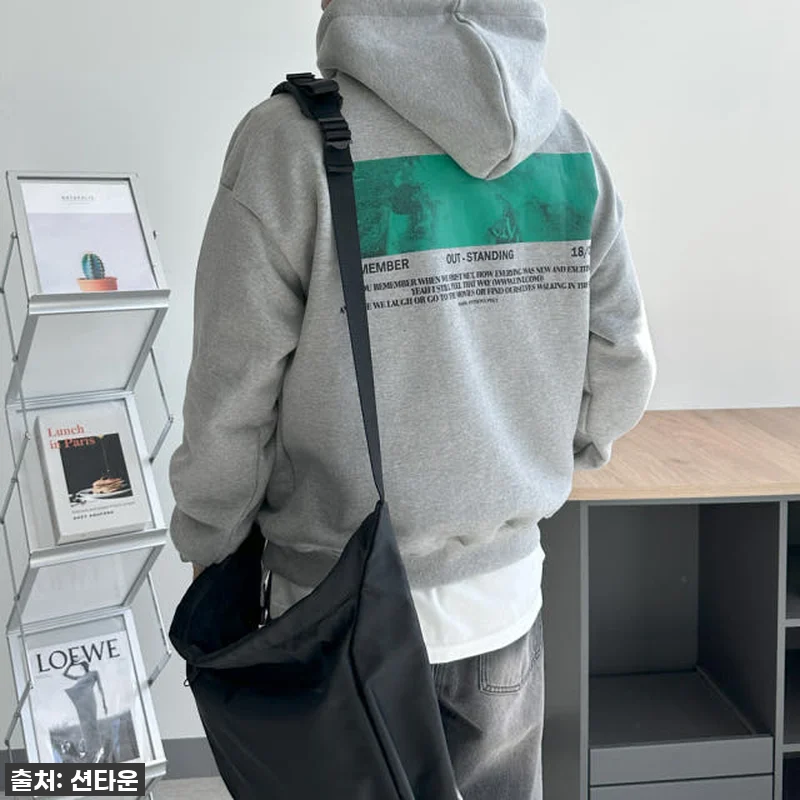 남자 후드티 아웃스탠딩 빅사이즈 오버 관련 이미지 2