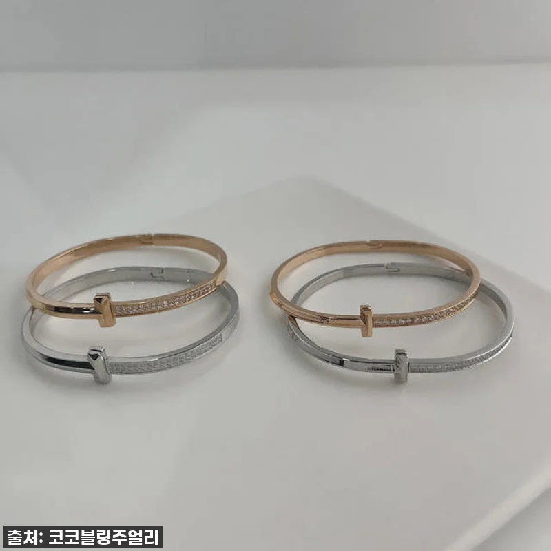 써지컬스틸 뱅글 팔찌 스틱 큐빅 2y 관련 이미지 7