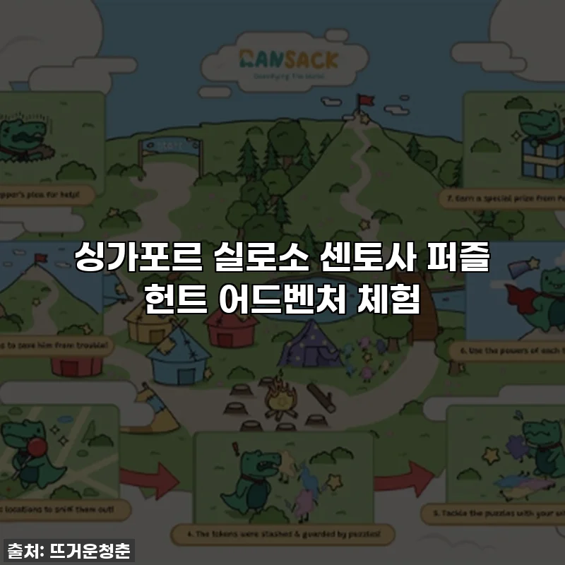 싱가포르 실로소 센토사 퍼즐 헌트 어드벤처 체험