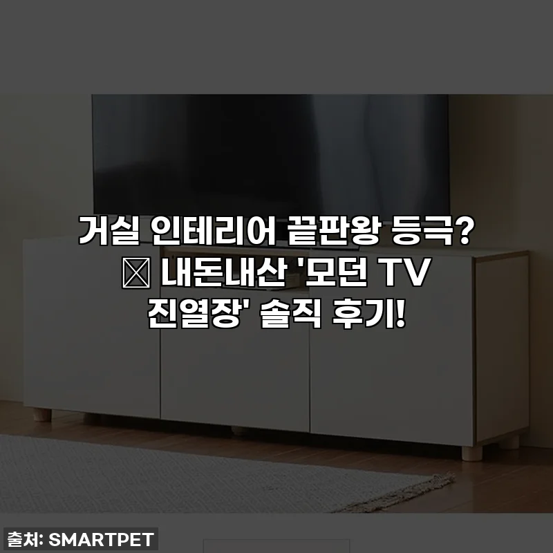 거실 인테리어 끝판왕 등극? 💖 내돈내산 '모던 TV 진열장' 솔직 후기!