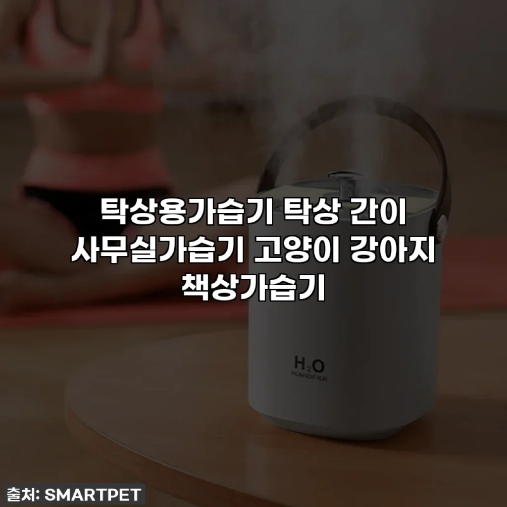 탁상용가습기 탁상 간이 사무실가습기 고양이 강아지 책상가습기