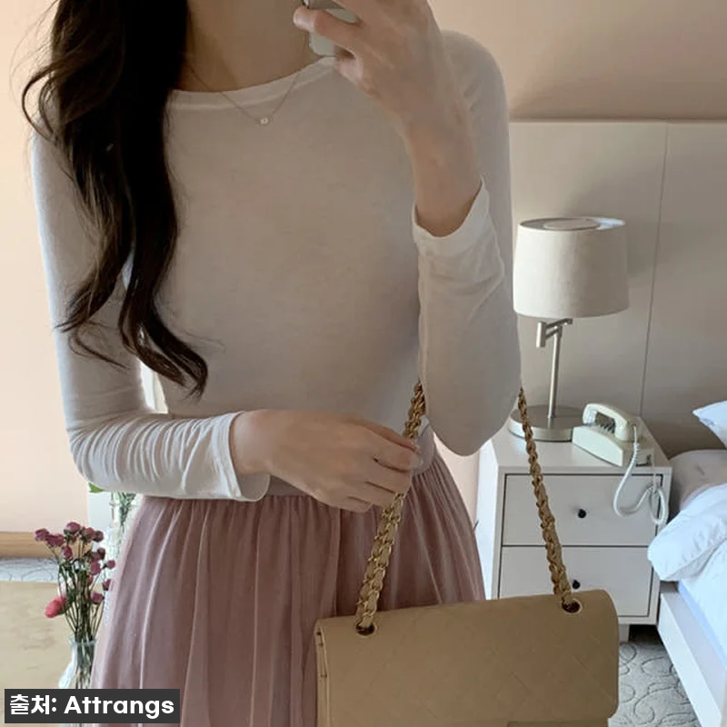 💖 찐후기! 코코리 보트넥 베이직 티 관련 이미지 4