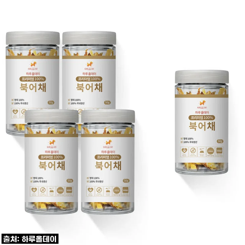 우리집 댕댕이 인생템 등극! 4+1 하루올데이 북어채, 이건 무조건 쟁여야 해!