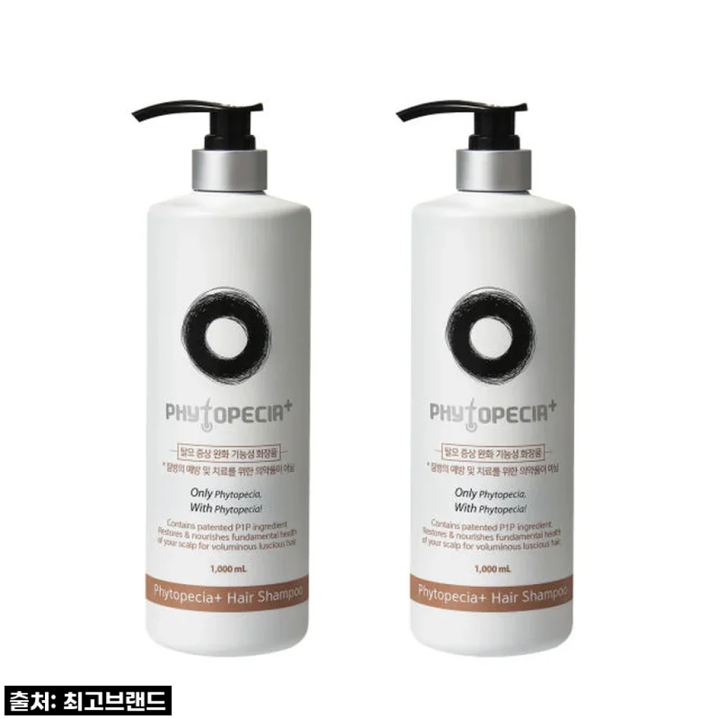 피토페시아 플러스 헤어샴푸 1000ml 두피케어 탈모완화 기능성 x 2개구성