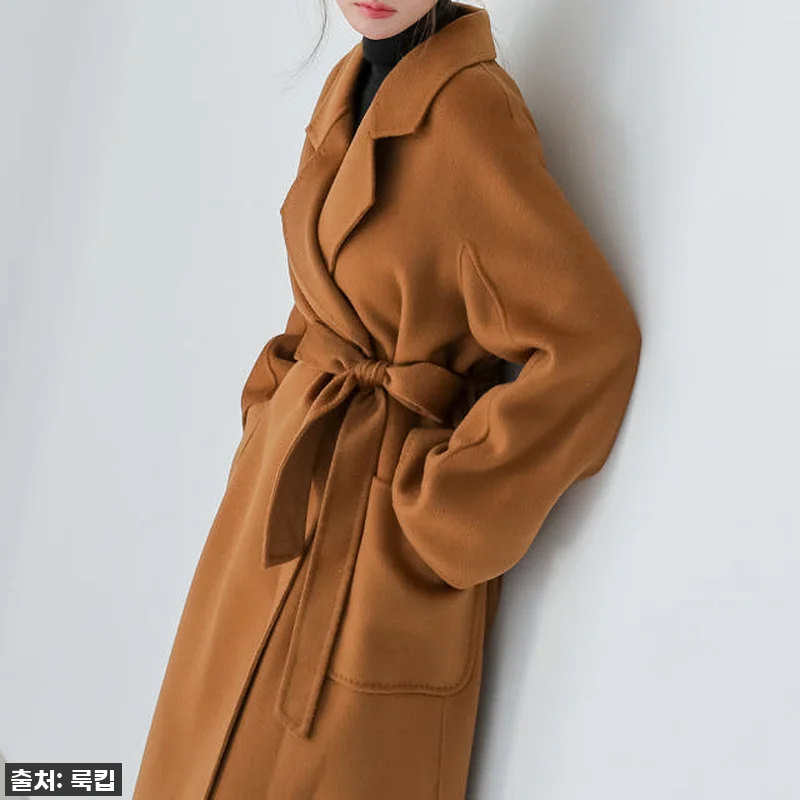 지블링 캐시미어100 벨티드 롱코트, 관련 이미지 2