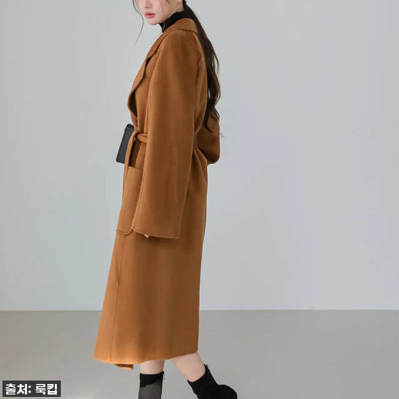 지블링 캐시미어100 벨티드 롱코트, 관련 이미지 4
