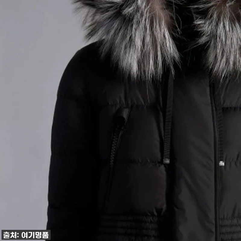몽클레어 여성 롱패딩 블랙 보에드 클 관련 이미지 5