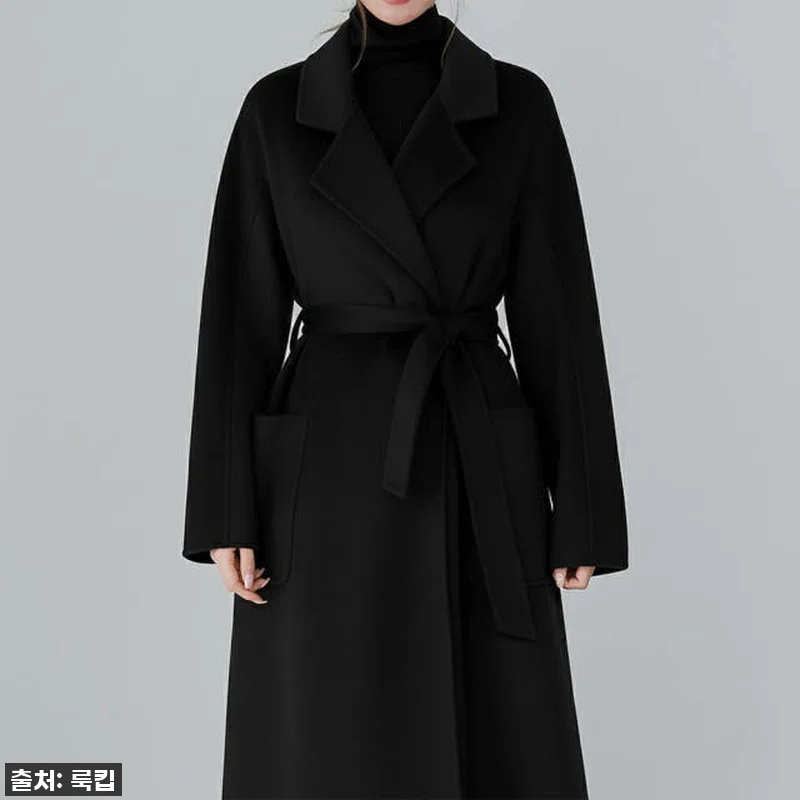 지블링 캐시미어100 벨티드 롱코트, 관련 이미지 6