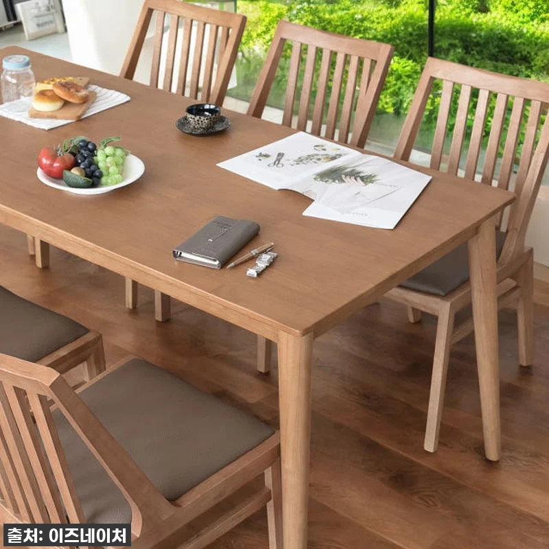 이즈네이처 라벤더프리지 원목 6인용식 관련 이미지 6