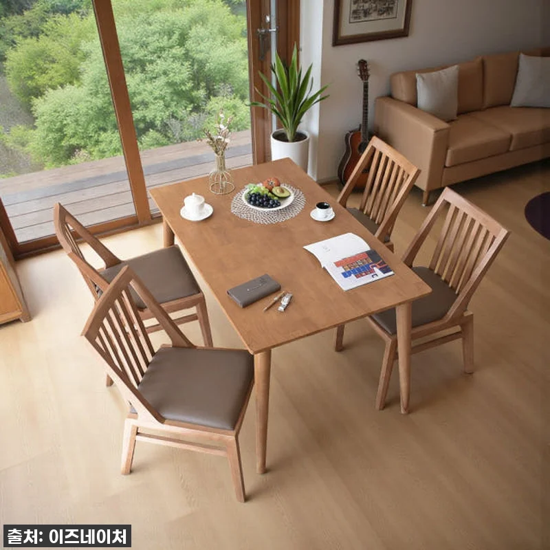 이즈네이처 라벤더프리지 원목 6인용식 관련 이미지 9