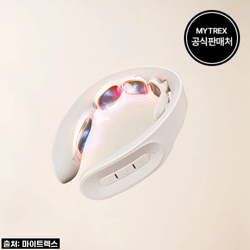 마이트렉스 닥터히트넥 목 마사지기 경추 EMS 온열 찜질 휴대용 저주파 안마기