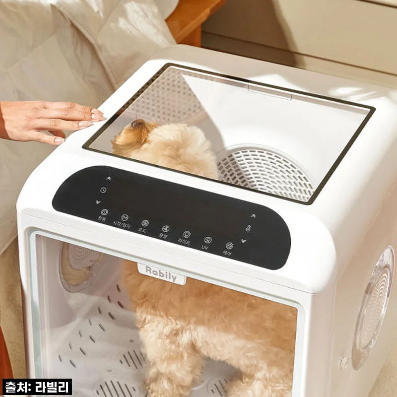 [저소음/음이온] 라빌리 펫드라이룸 강아지 고양이 드라이기 반려동물 털 건조기 털말리기