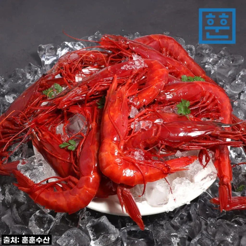 황제 새우 까라비네로 파인다이닝 새우회 [원산지:상세설명에 표시]