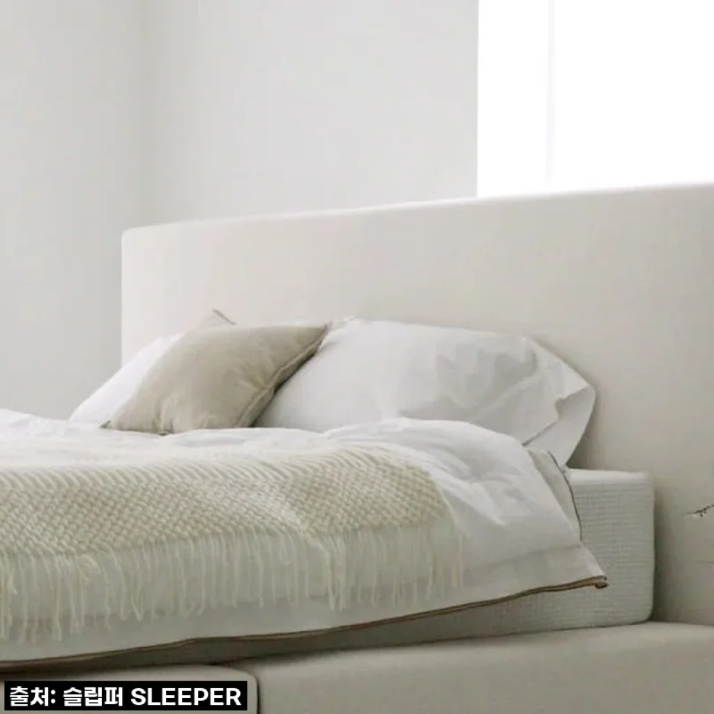슬립퍼 라인 저상형 패브릭 침대, 우리 집 침실을 호텔처럼! 내돈내산 솔직 후기