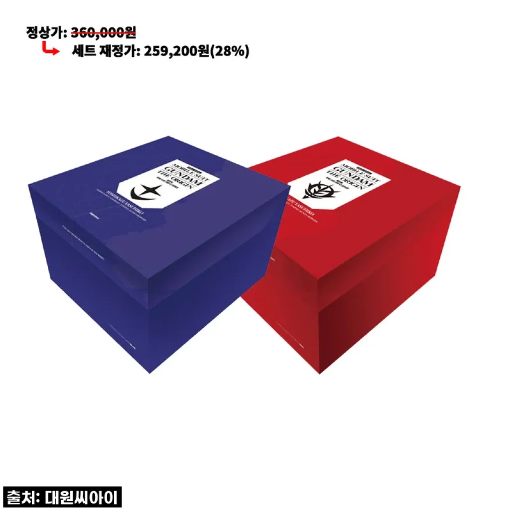 건담 덕후 심장 저격! [대원씨아이] 애장판 모빌 슈트 건담 디오리진 BOX판, 드디어 내 손에!