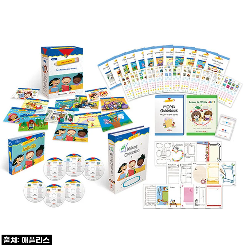 우리 아이 첫 영어 쓰기, 애플리스외국어사 Learn to Write Level 1 세트 직접 활용해보니 (스토리북+오디오 CD+워크북 후기)