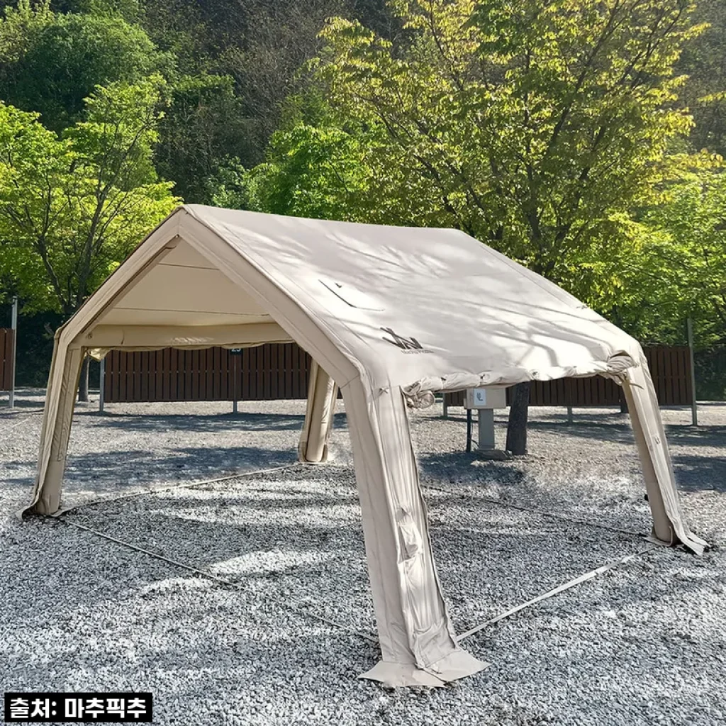 마추픽추 에어쉘터, 에어텐트와 함께라면 겨울 캠핑도 끄떡없어요! 직접 써보니 대만족 후기