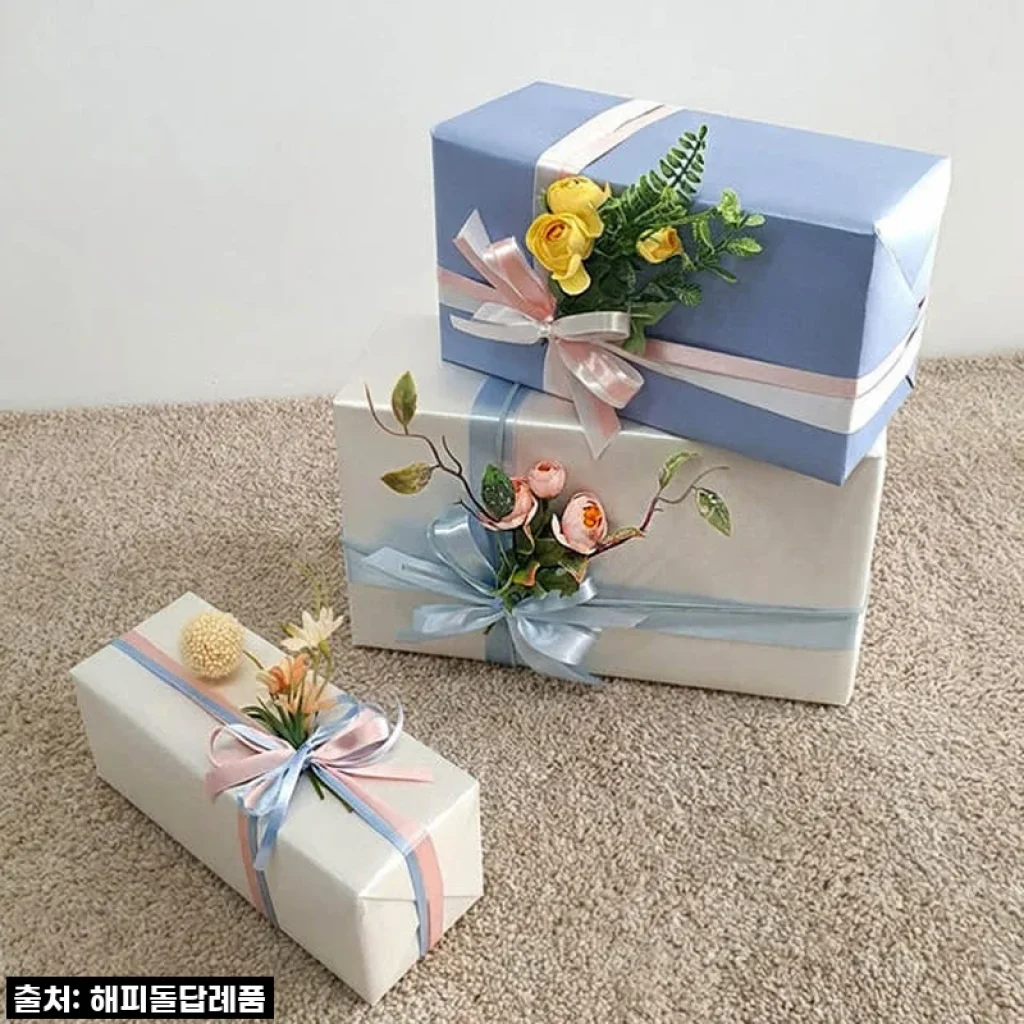 우리 아기 첫 생일, 고민 끝! 돌 답례품 그레이스 7종세트 솔직 사용 후기