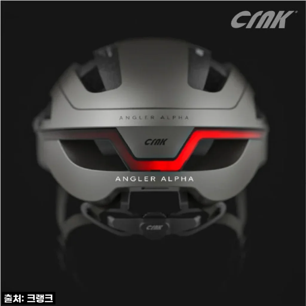 CRNK 크랭크 앵글러알파 스마트 자전거헬멧 경량 LED 아시안핏 블루투스