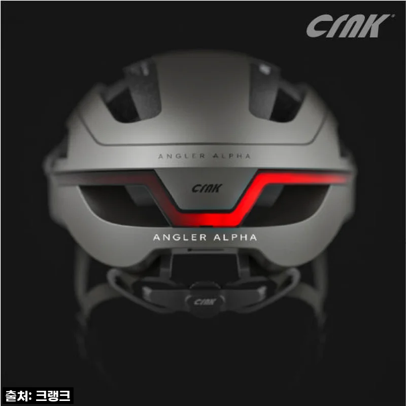 CRNK 크랭크 앵글러알파 스마트 자전거헬멧 경량 LED 아시안핏 블루투스