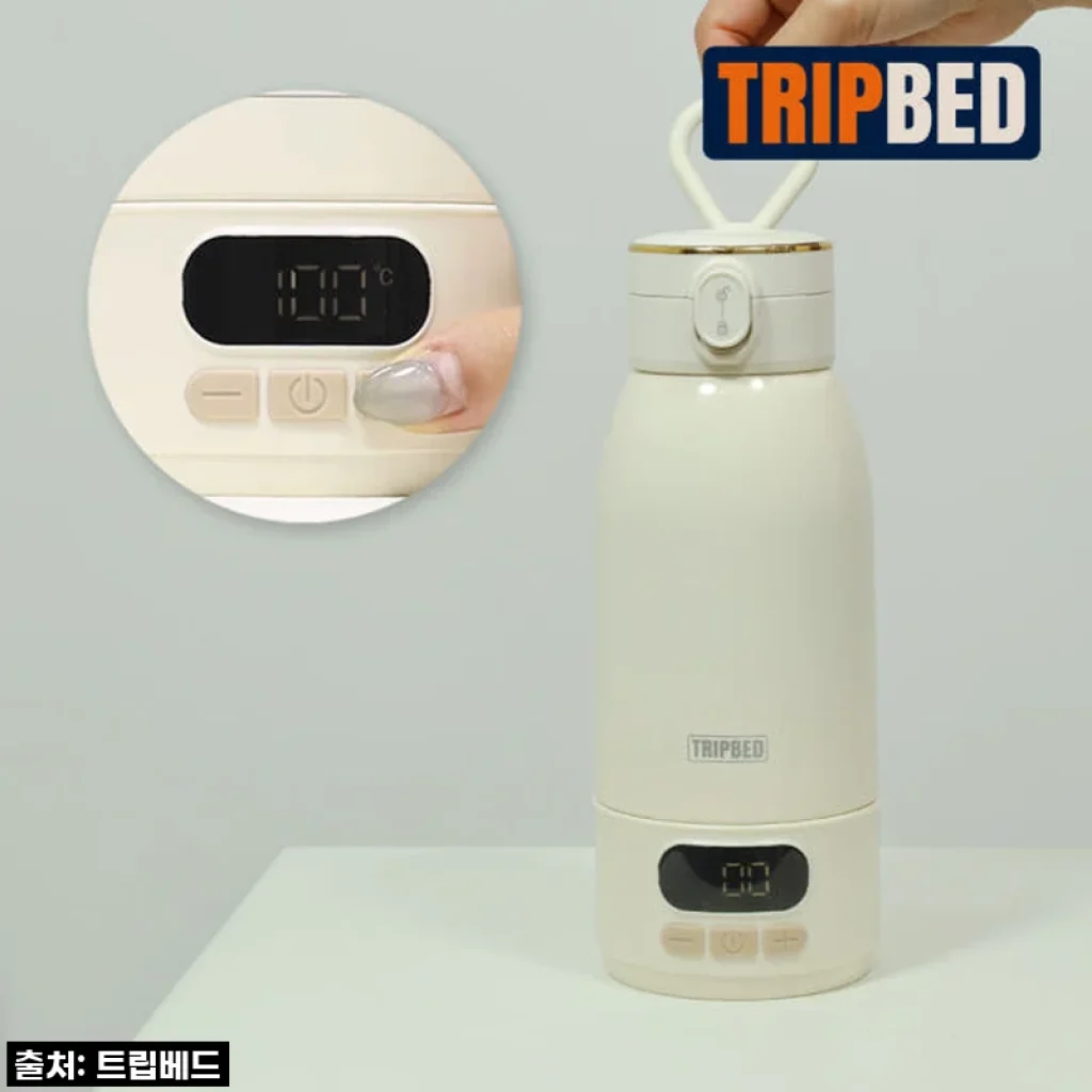 100도 무선가열텀블러 캠핑 충전식 풀세트, 이것 하나면 어디든 카페가 된다?