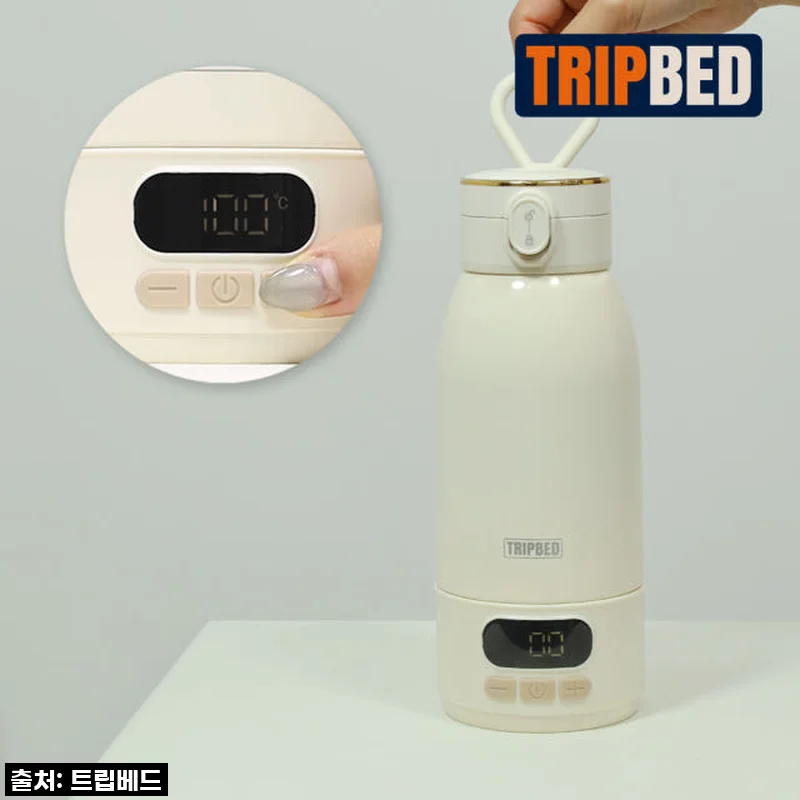 100도 무선가열텀블러 캠핑 충전식 풀세트, 이것 하나면 어디든 카페가 된다?