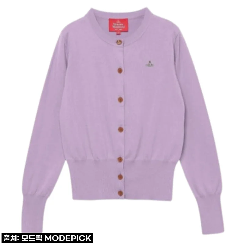 비비안웨스트우드 가디건 Organic cotton basic knit crew neck 505871882 사용후기