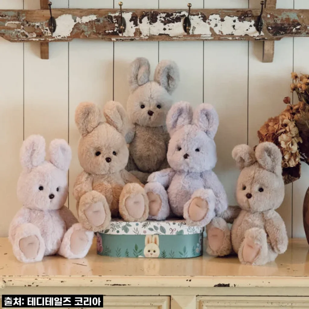 테디테일즈 레나버니 M 애착인형 관절 토끼 인형, 직접 써보니 이렇게 달콤해요!