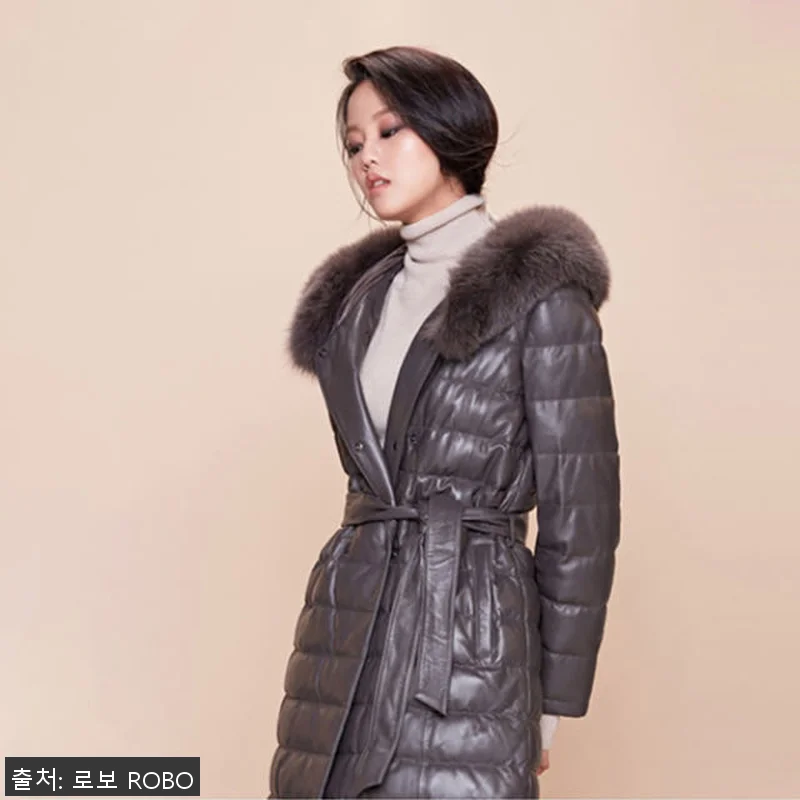 로보 벨티드 구스 롱 다운코트 GCT 관련 이미지 2