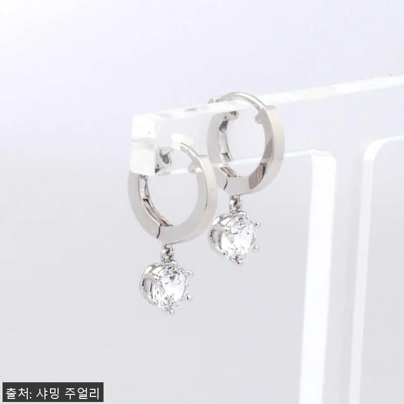 3부 5부 랩 다이아 귀걸이 IGI 관련 이미지 2