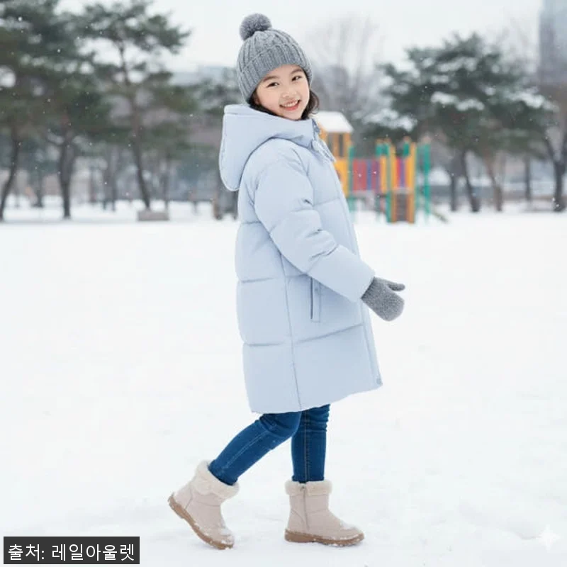 네파키즈 여자아동 겨울 주니어 덕다운 관련 이미지 2