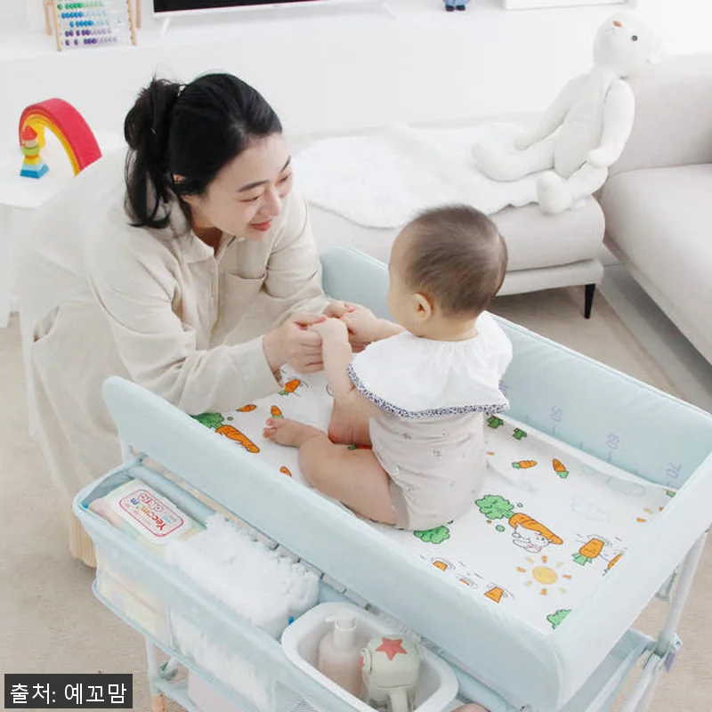 예꼬맘 트롤리 기저귀갈이대 원터치 사 관련 이미지 3