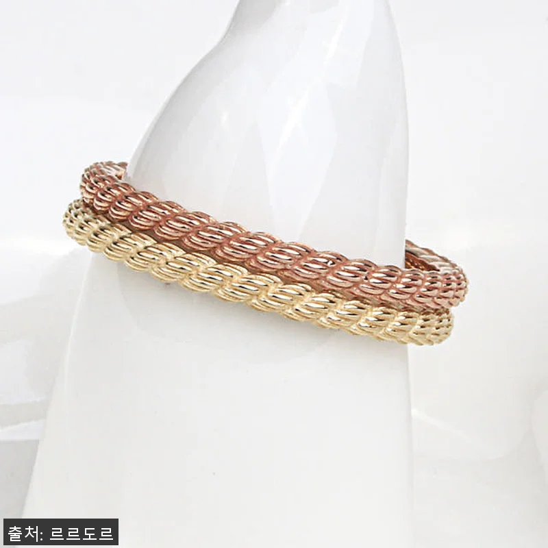 14K 로프 뺑돌이반지 커팅 밧줄 심 관련 이미지 3