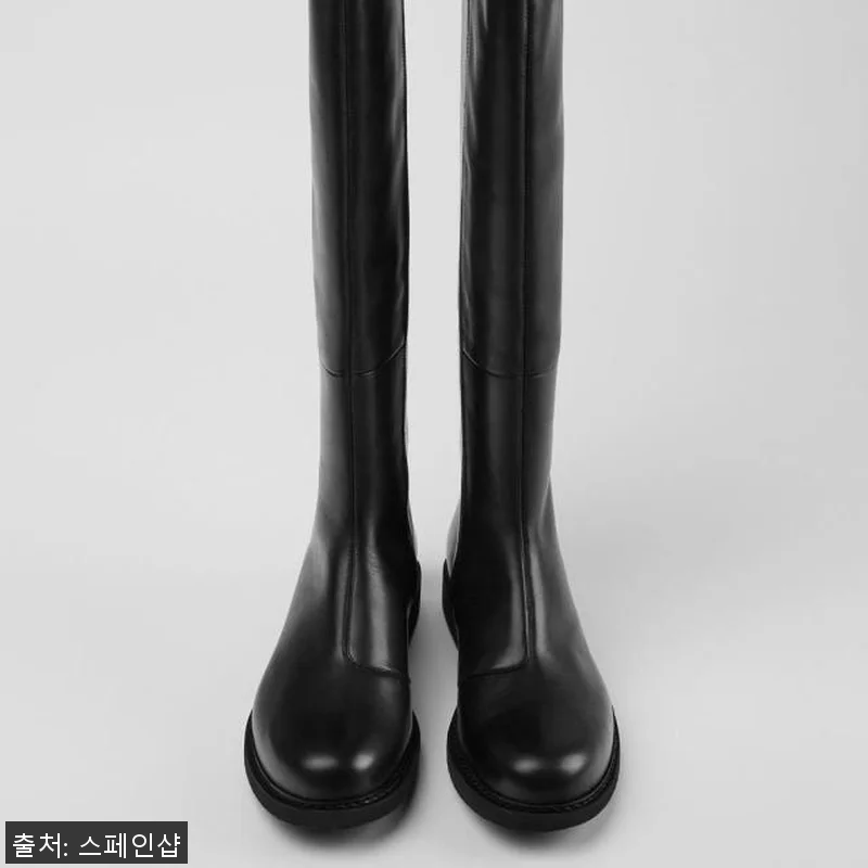 캠퍼 클래식 블랙 레더 롱부츠 Neu 관련 이미지 3