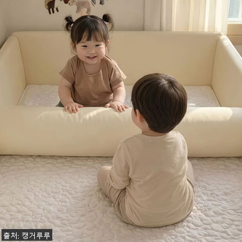 캥거루루 아기침대 범퍼가드 낙상방지 관련 이미지 3