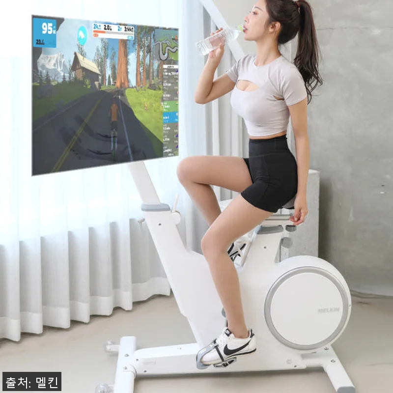 멜킨 스마트 스피닝 실내자전거 사용 관련 이미지 3