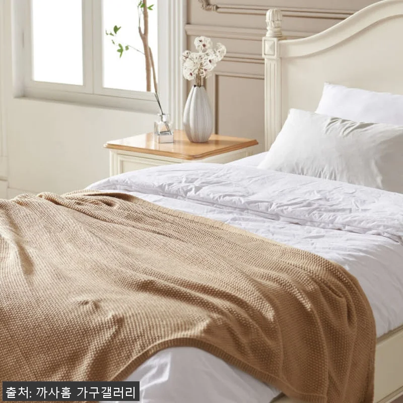 까사홈 헤이미 엔틱 아이보리 침대프레 관련 이미지 4