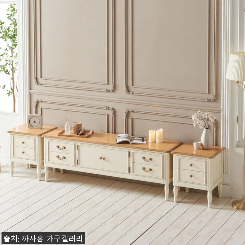까사홈 헤이미 엔틱 아이보리 원목 거 관련 이미지 4