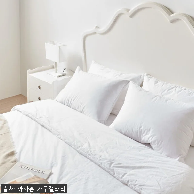 까사홈 샤인 아이보리 엔틱 원목 침대 관련 이미지 4