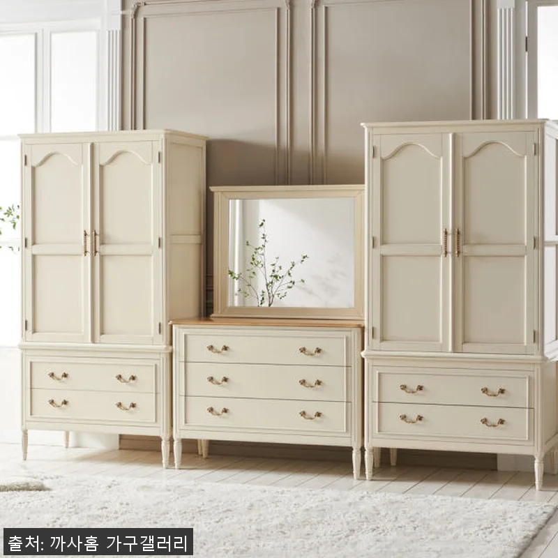 까사홈 헤이미 아이보리 엔틱 원목 서 관련 이미지 5