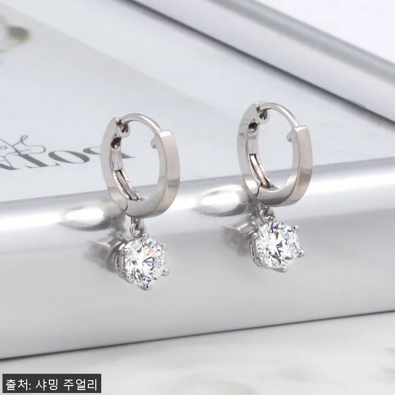 3부 5부 랩 다이아 귀걸이 IGI 관련 이미지 5