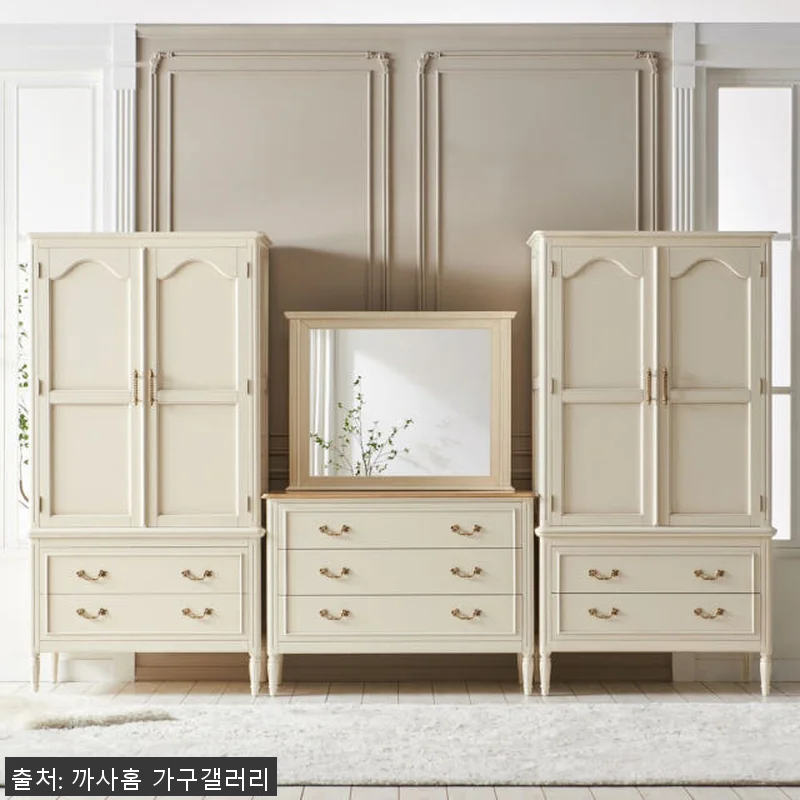 까사홈 헤이미 아이보리 엔틱 원목 서 관련 이미지 6