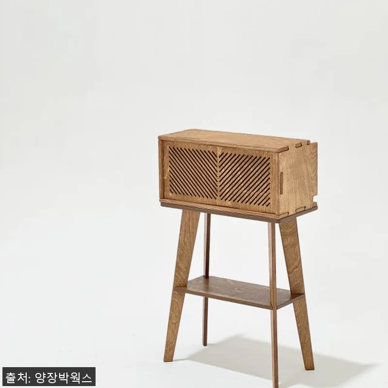 양장박웍스 셋톱박스 대형 우드 정리함 관련 이미지 6
