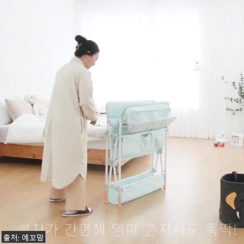 예꼬맘 트롤리 기저귀갈이대 원터치 사 관련 이미지 10